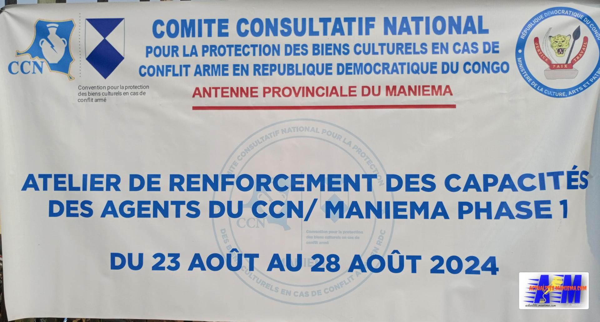 Atelier de formation du CCN Antenne Provinciale du Maniema