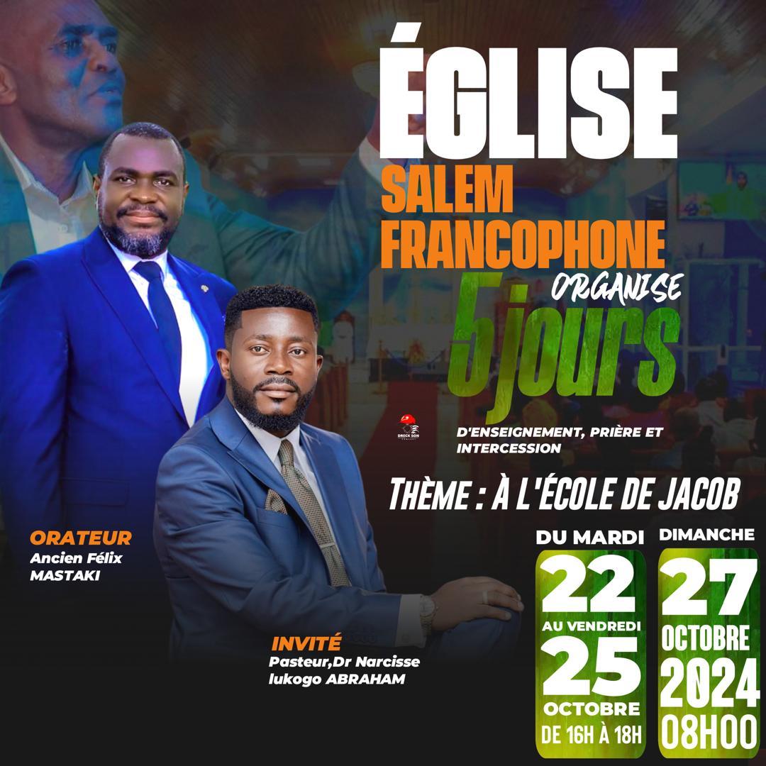 Affiche d'un séminaire à l'église Salem Francophone