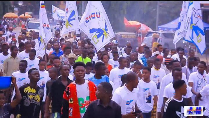 Marche pacifique de l'UDPS Kindu contre la pétition